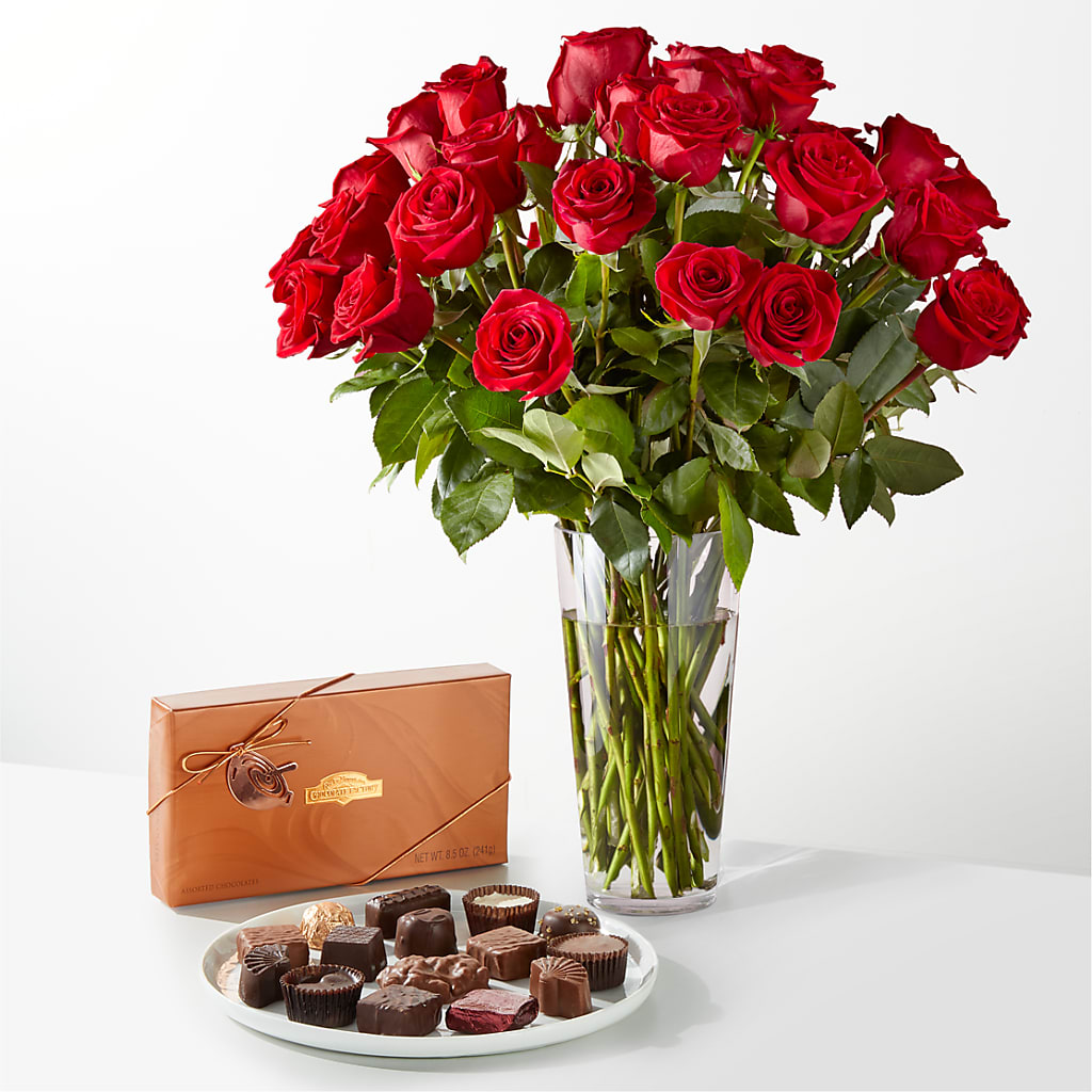 Romantic Long Stem Red Rose Bouquet Bundles – Flowers On Fourteenth, Washington DC