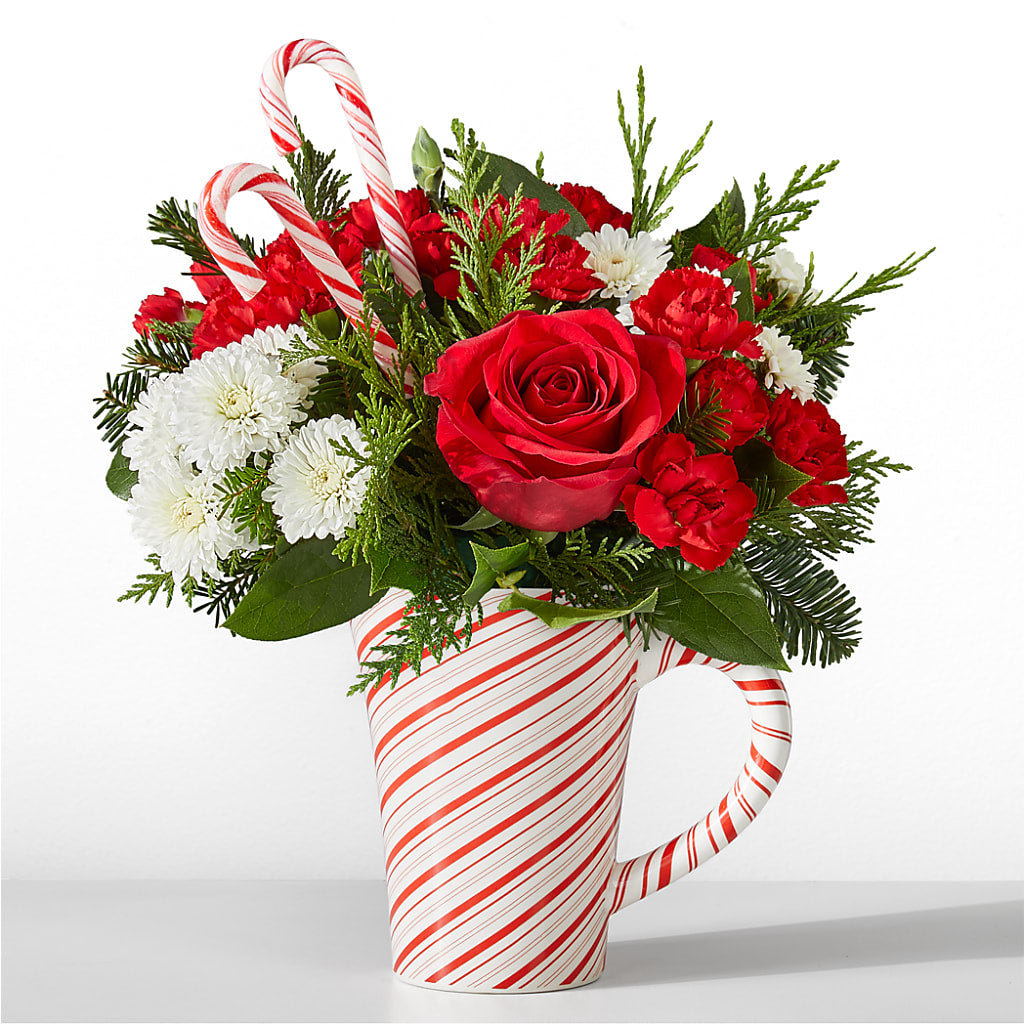 Peppermint Swirl Mug – Flowers On Fourteenth, Washington DC