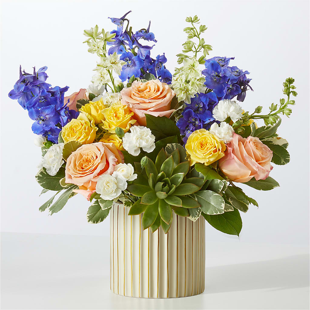 Cobalt Reverie Bouquet – Flowers On Fourteenth, Washington DC
