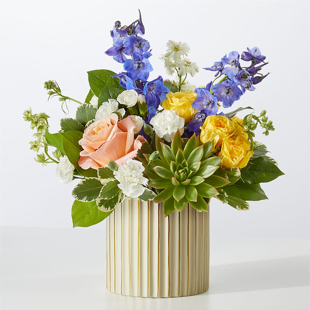 Cobalt Reverie Bouquet – Flowers On Fourteenth, Washington DC