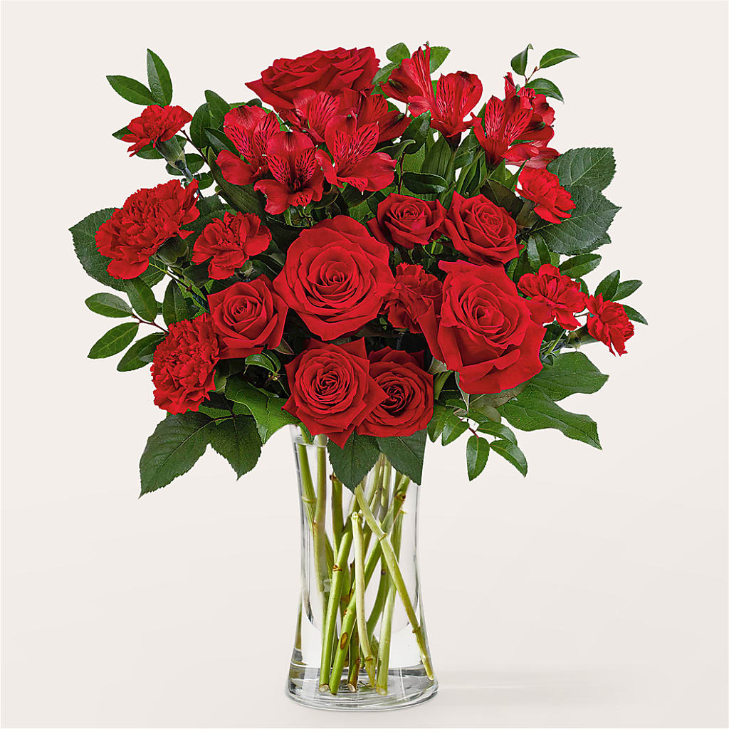 Brilliant Ruby Bouquet – Flowers On Fourteenth, Washington DC