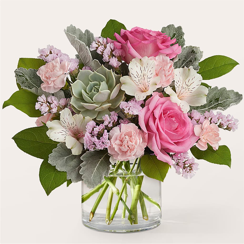Dusty Rose Bouquet – Flowers On Fourteenth, Washington DC