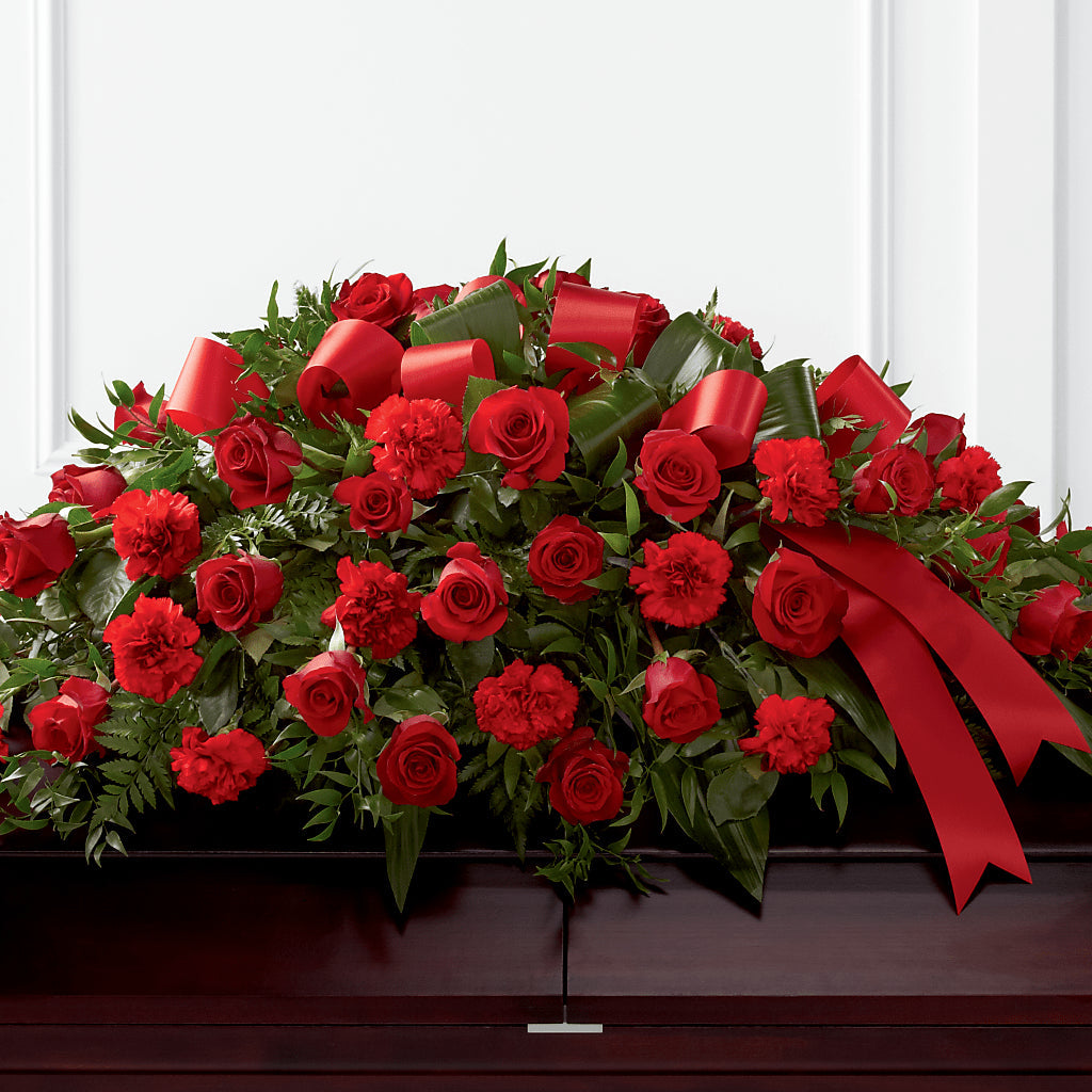 Tribute of Life Casket Spray – Flowers On Fourteenth, Washington DC