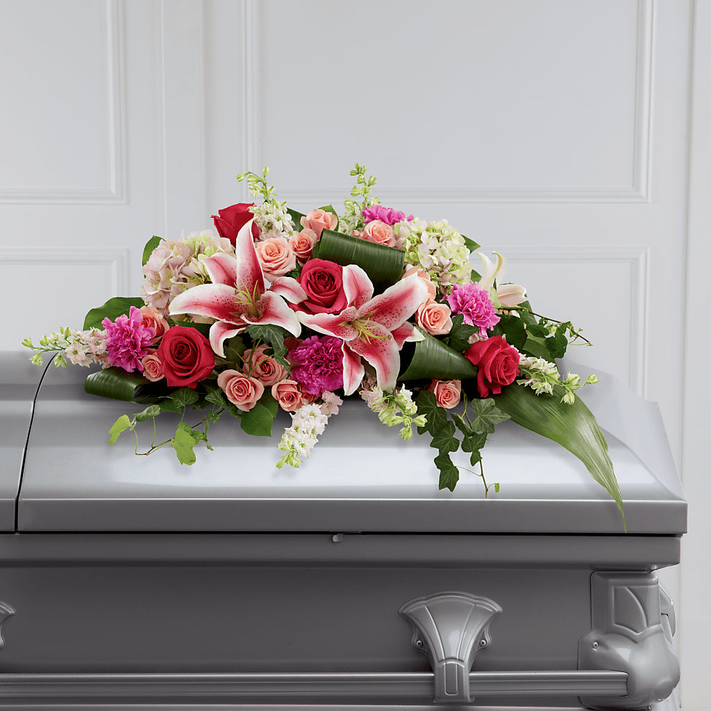 Splendid Grace Casket Spray – Flowers On Fourteenth, Washington DC