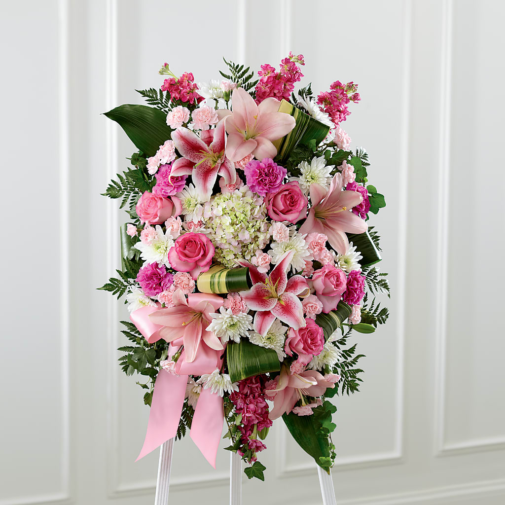 Comforting Standing Spray – Flowers On Fourteenth, Washington DC