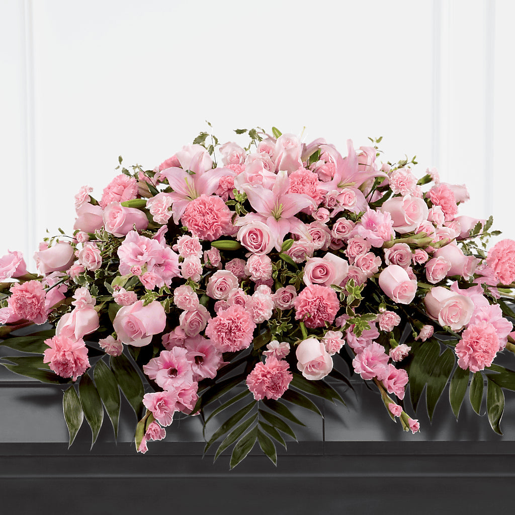 Garden of Comfort Casket Spray (Standard) – Flowers On Fourteenth, Washington DC