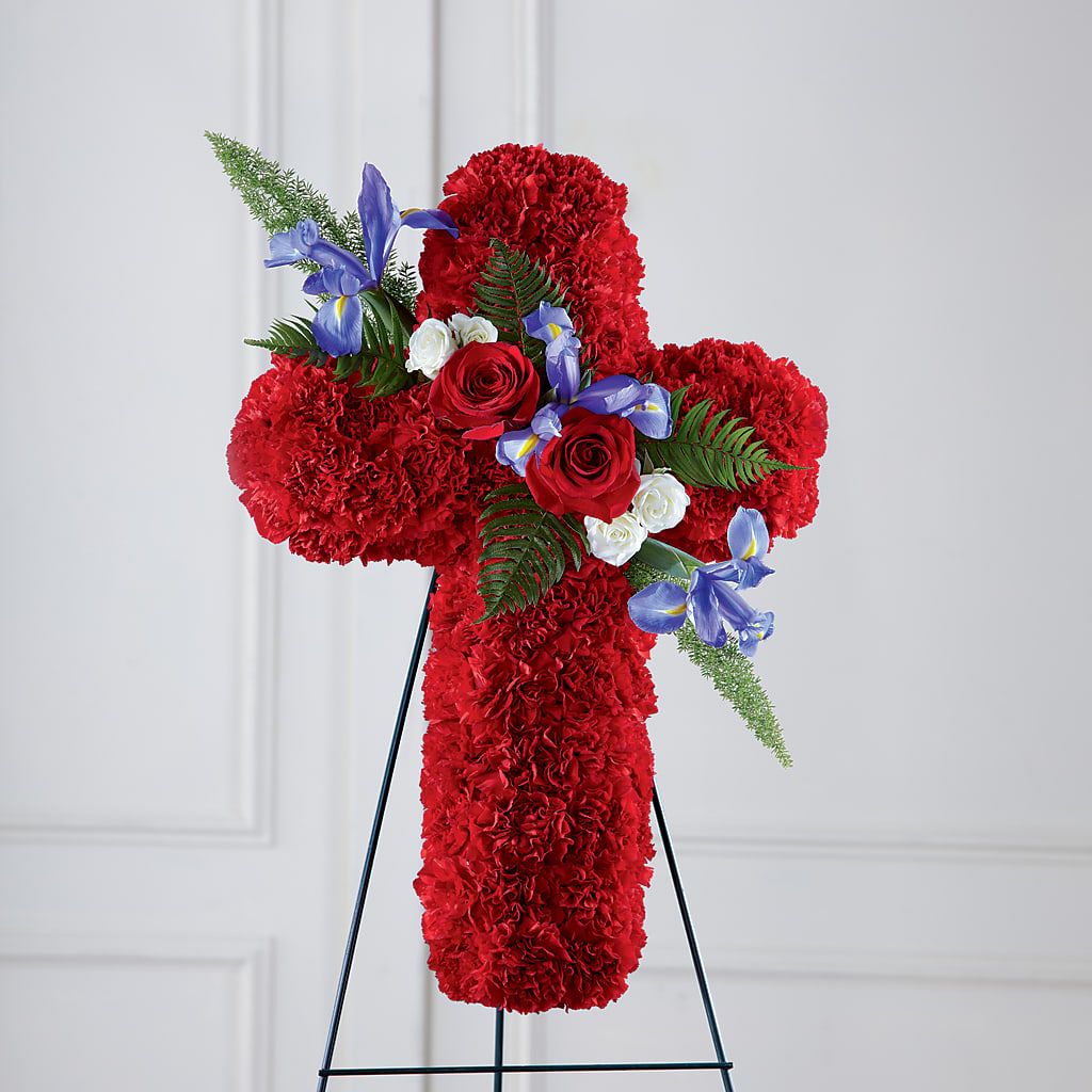 Faithful Hero Floral Cross – Flowers On Fourteenth, Washington DC