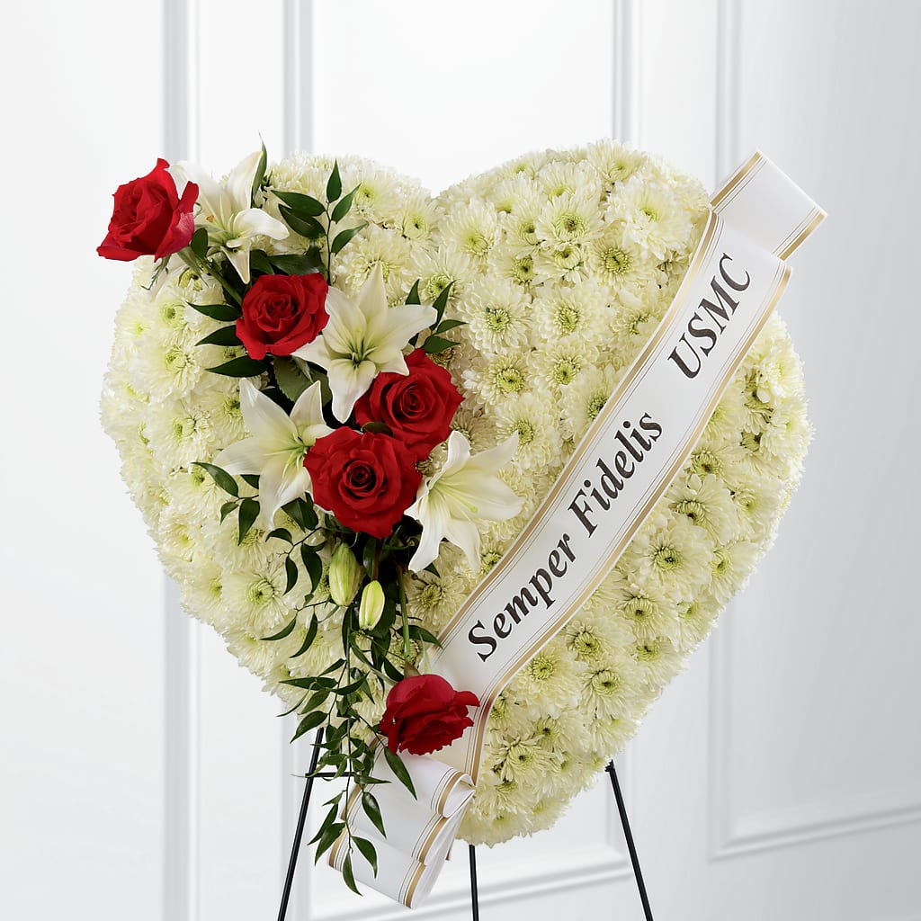 Heartfelt Hero Standing Heart – Flowers On Fourteenth, Washington DC