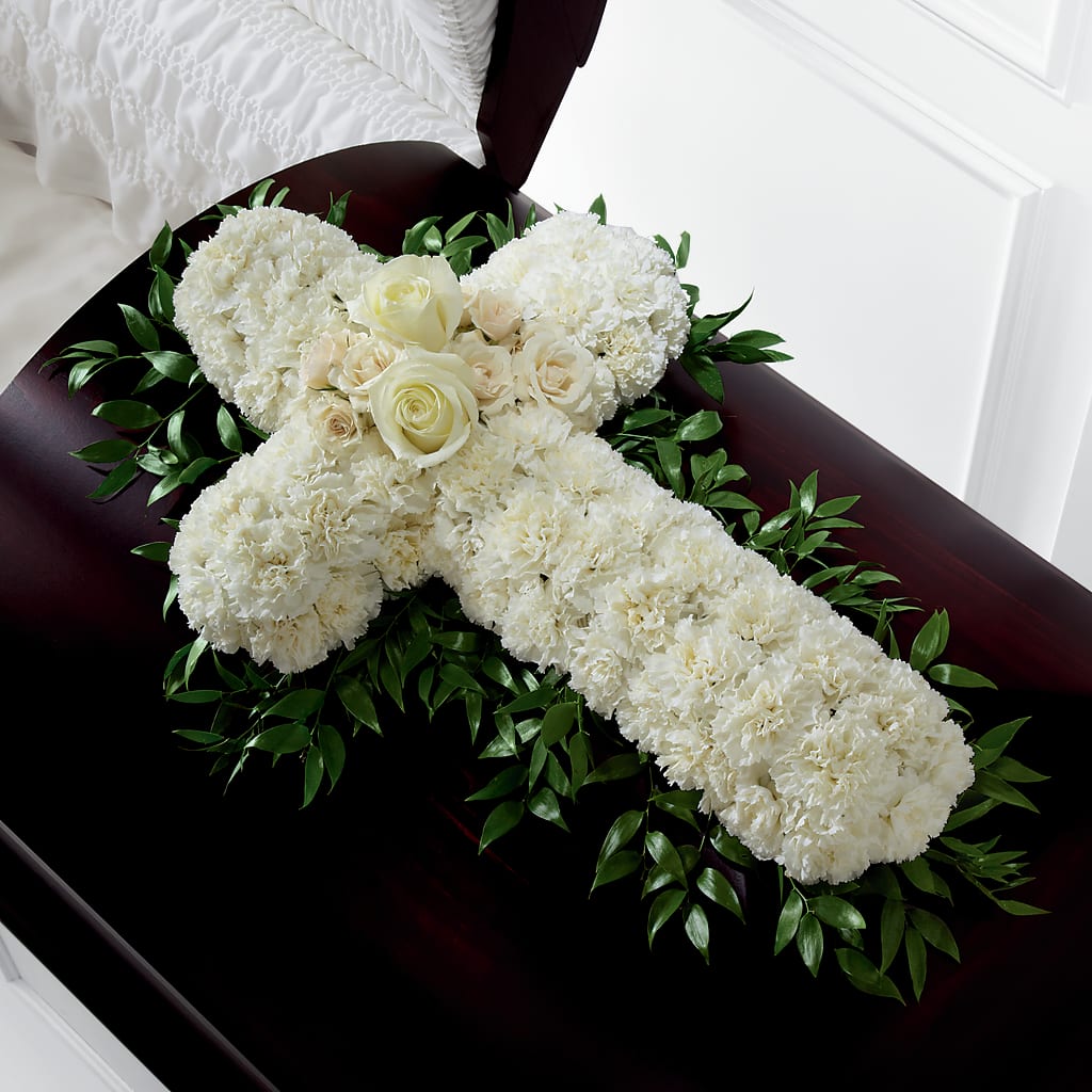Peaceful Memories Casket Spray (Standard) – Flowers On Fourteenth, Washington DC