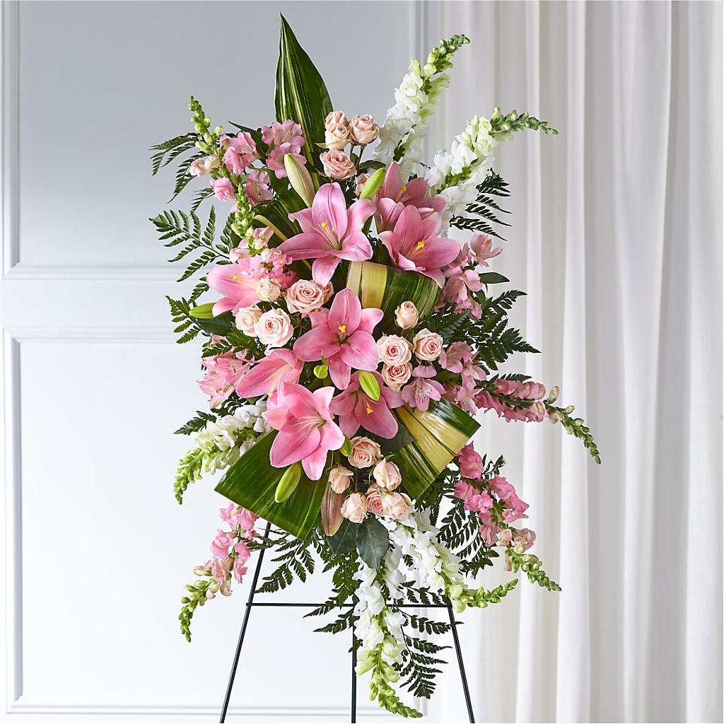 Elegant Embrace Standing Spray – Flowers On Fourteenth, Washington DC