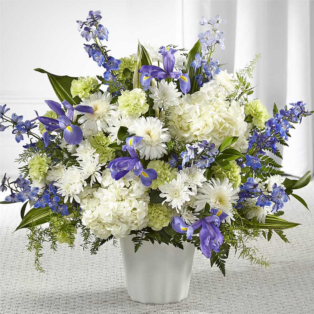 Soft Serenity Floor Basket – Flowers On Fourteenth, Washington DC