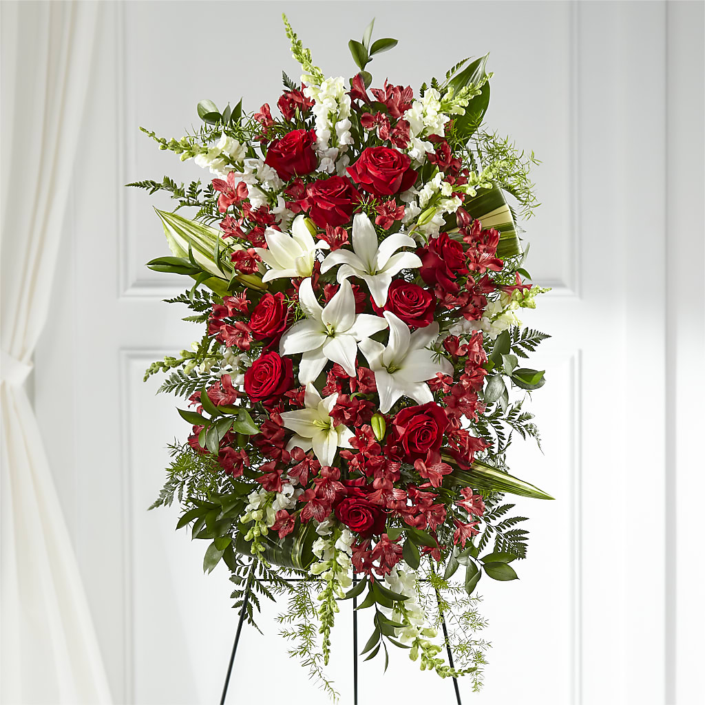 Everlasting Memory Standing Spray – Flowers On Fourteenth, Washington DC