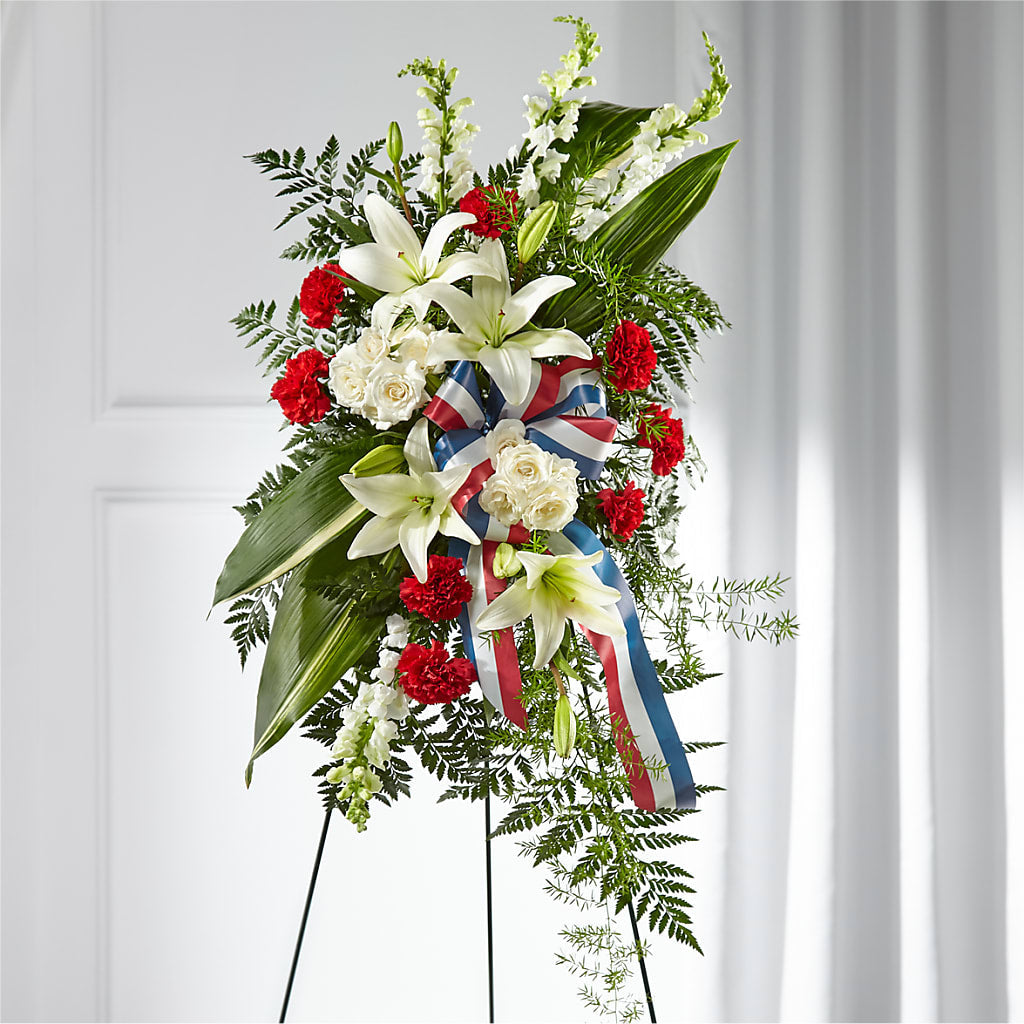 Stars of Life Standing Spray – Flowers On Fourteenth, Washington DC