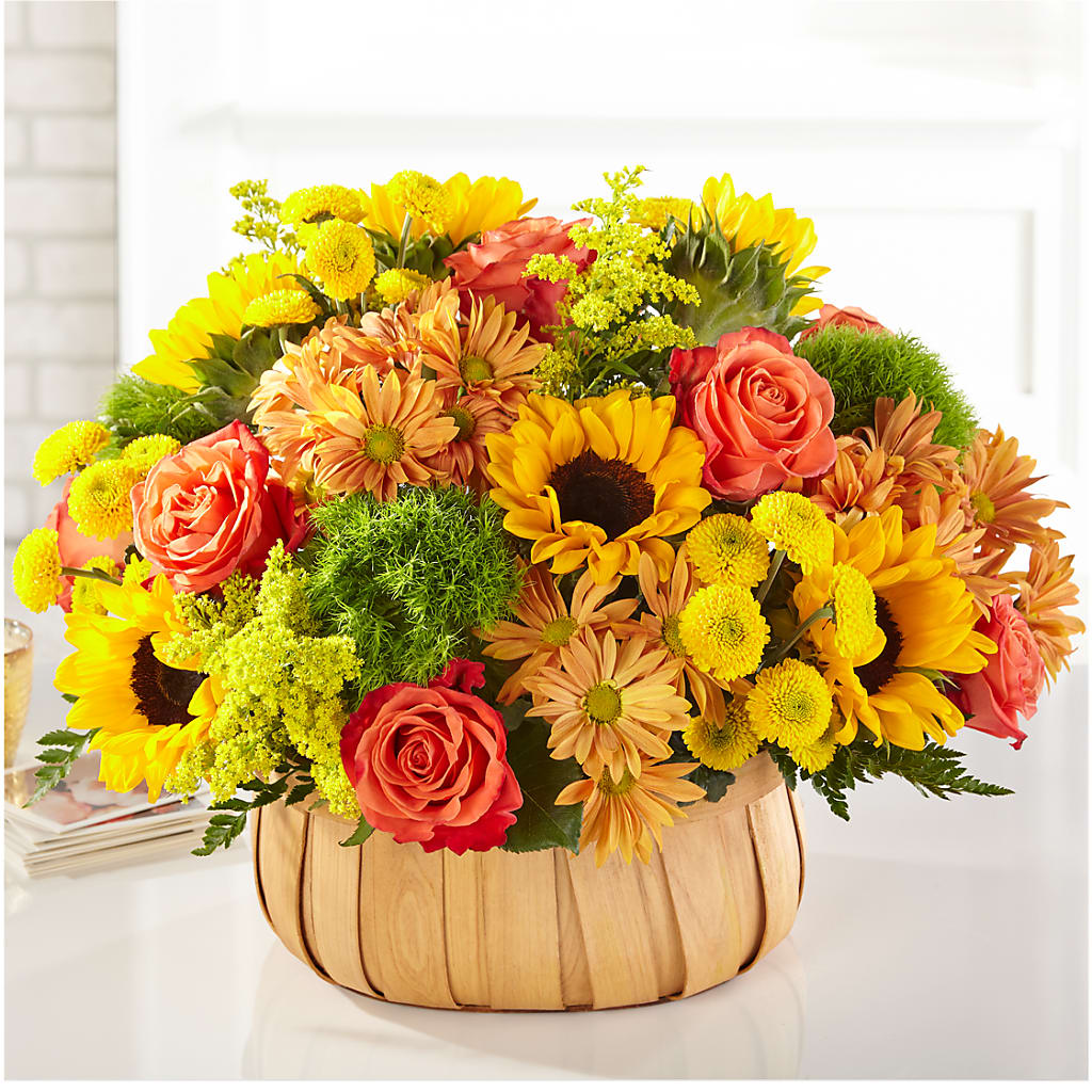 Harvest Sunflower Basket – Flowers On Fourteenth, Washington DC