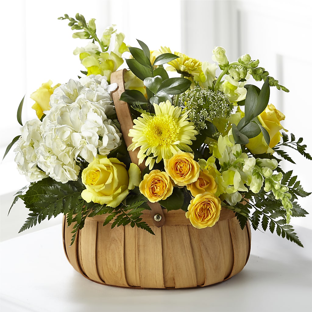 Rustic Remembrance Basket – Flowers On Fourteenth, Washington DC