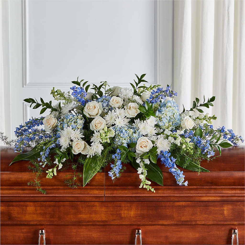 Timeless Essence Casket Spray – Flowers On Fourteenth, Washington DC