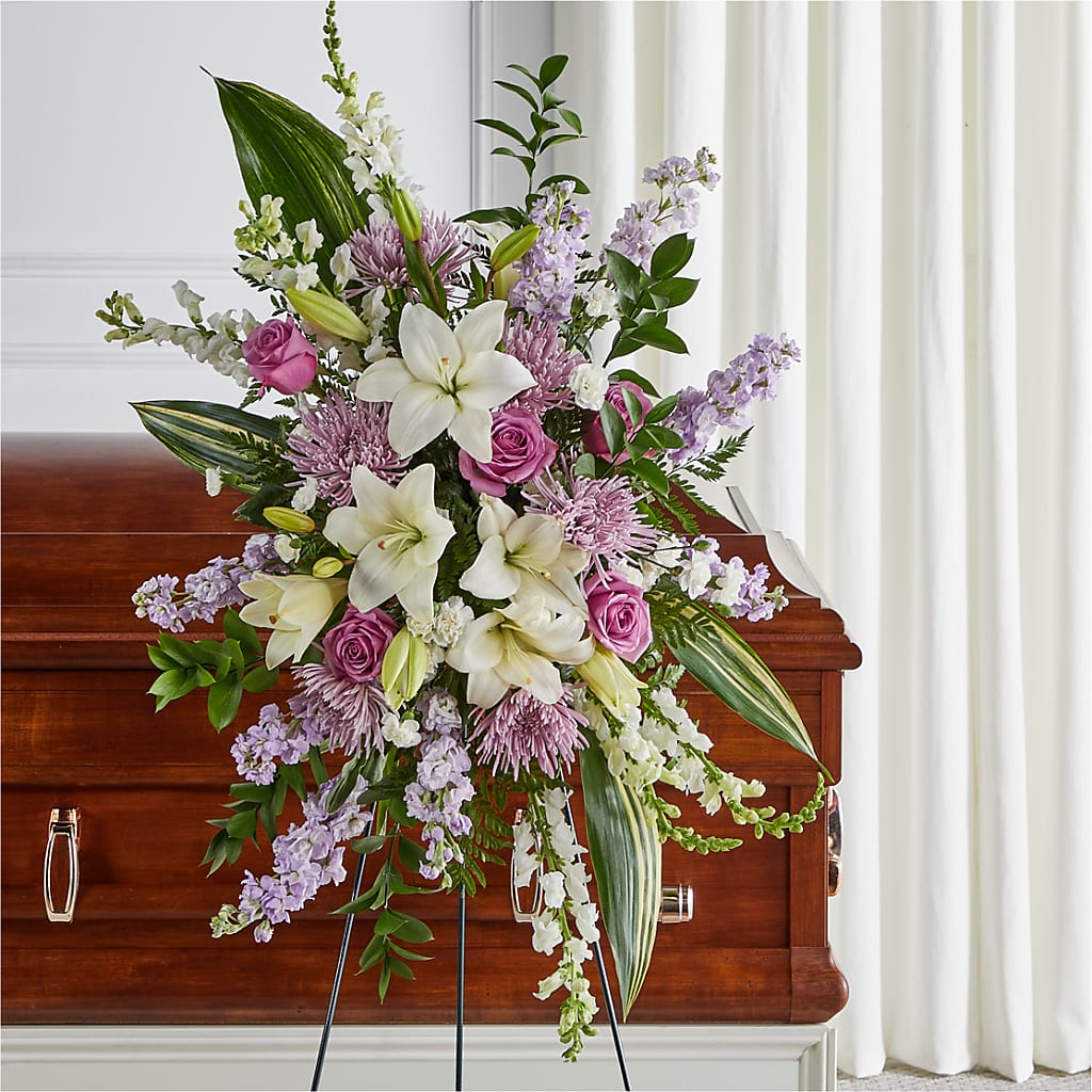 Grateful Hearts Standing Spray – Flowers On Fourteenth, Washington DC