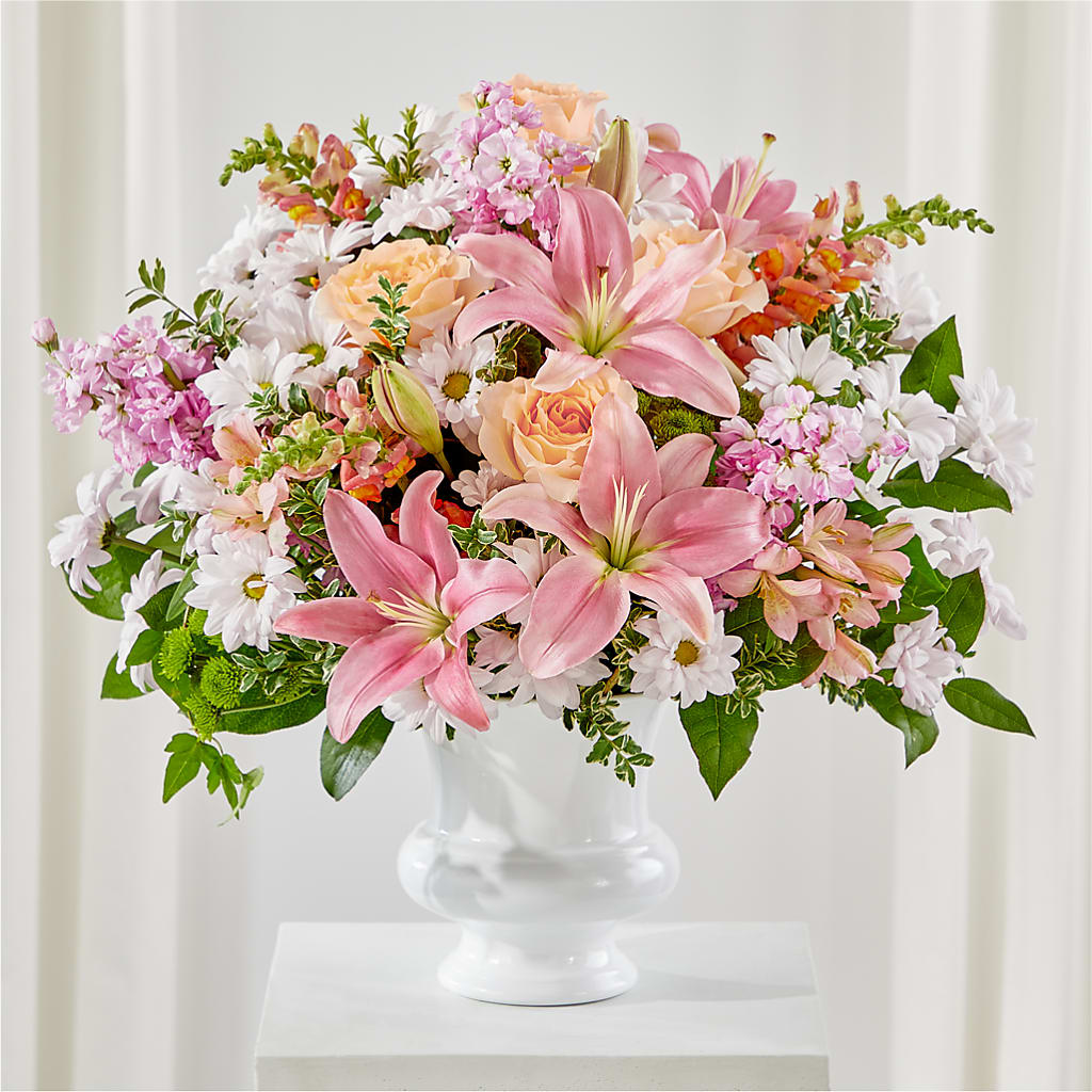 Heartfelt Gesture Urn Arrangement – Flowers On Fourteenth, Washington DC