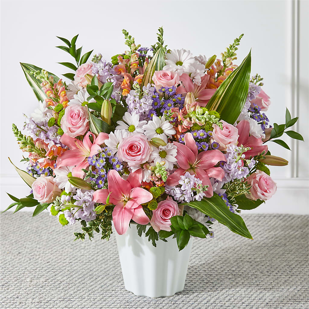 Abundant Compassion Floor Basket – Flowers On Fourteenth, Washington DC