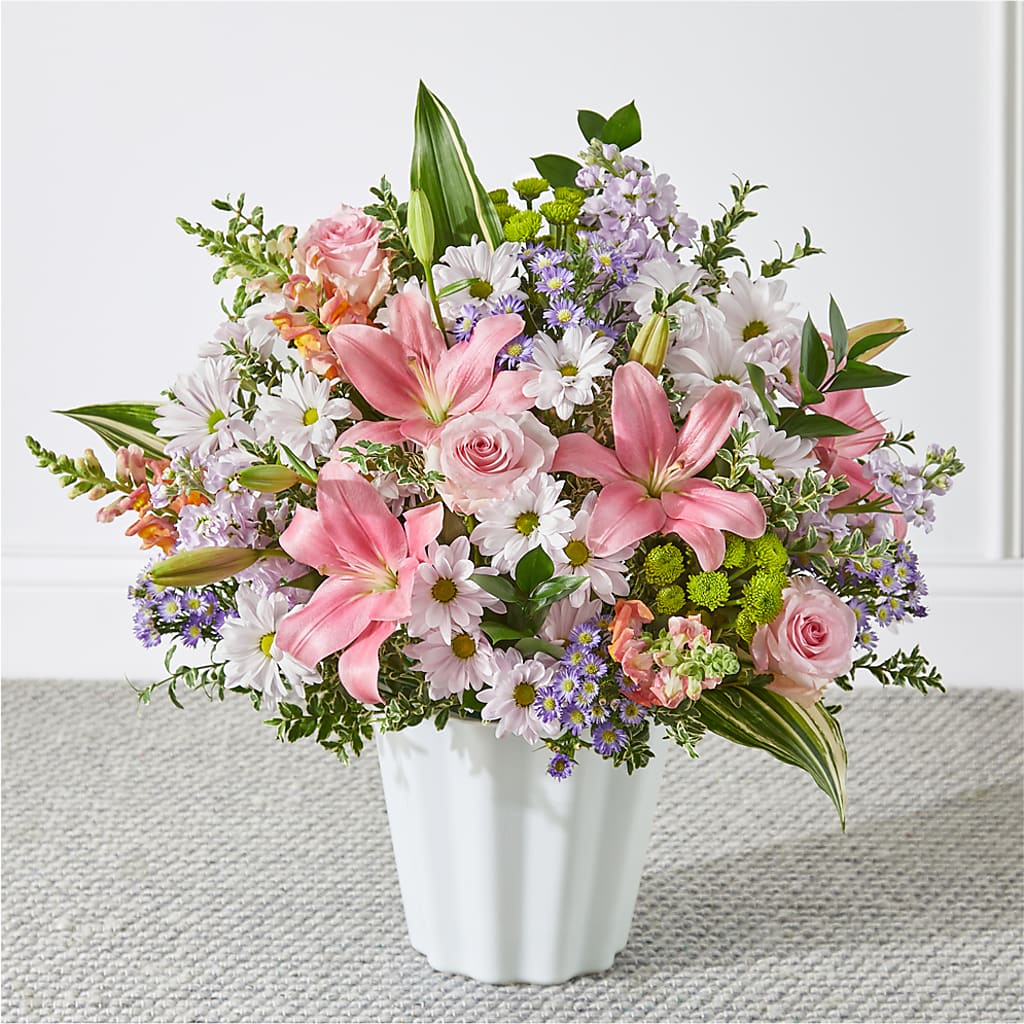 Abundant Compassion Floor Basket – Flowers On Fourteenth, Washington DC