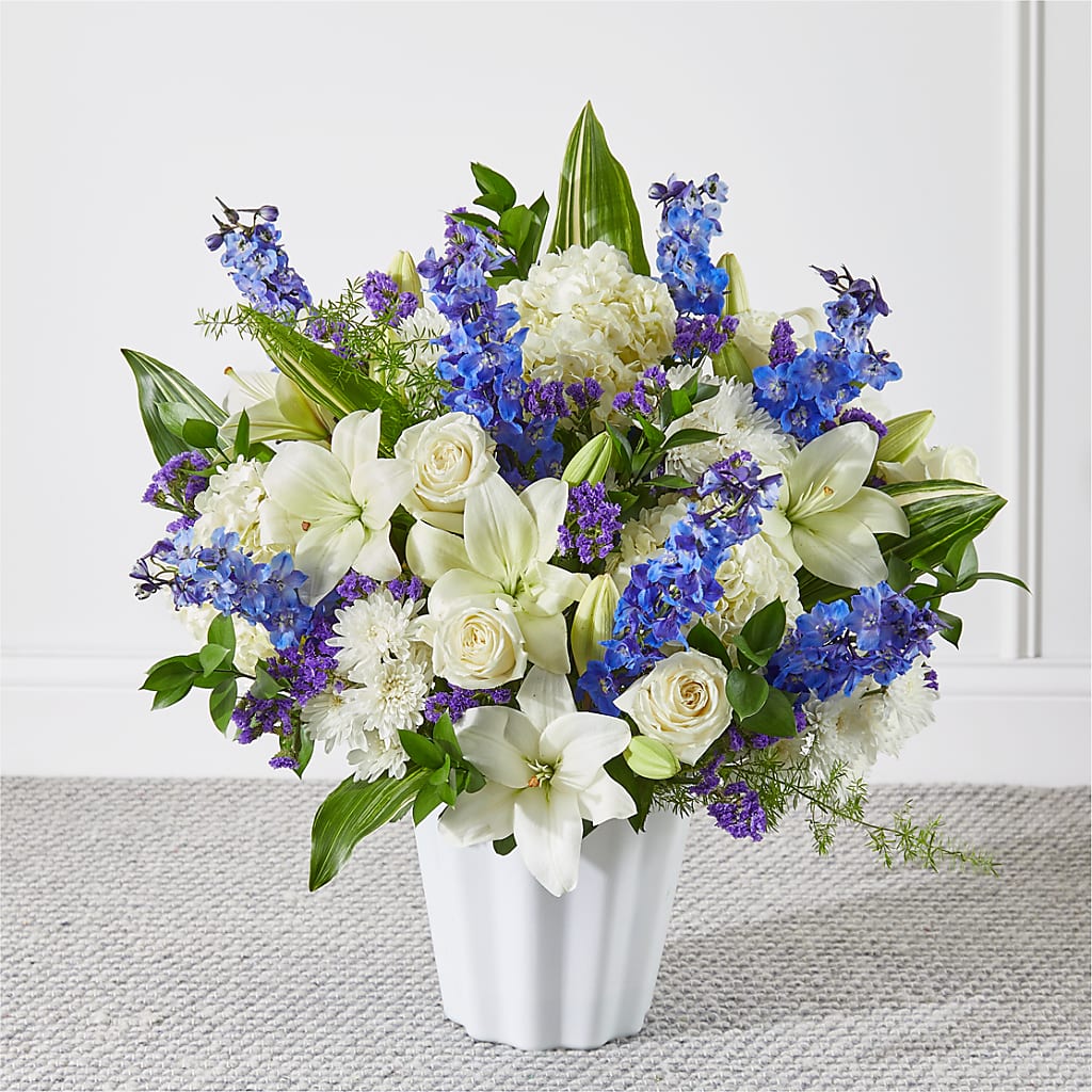 Take Comfort Floor Basket – Flowers On Fourteenth, Washington DC
