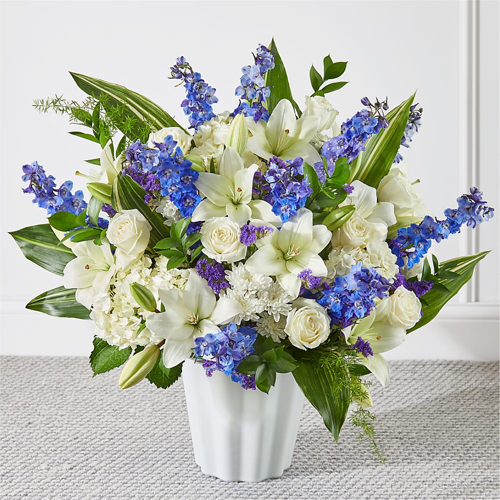 Take Comfort Floor Basket – Flowers On Fourteenth, Washington DC