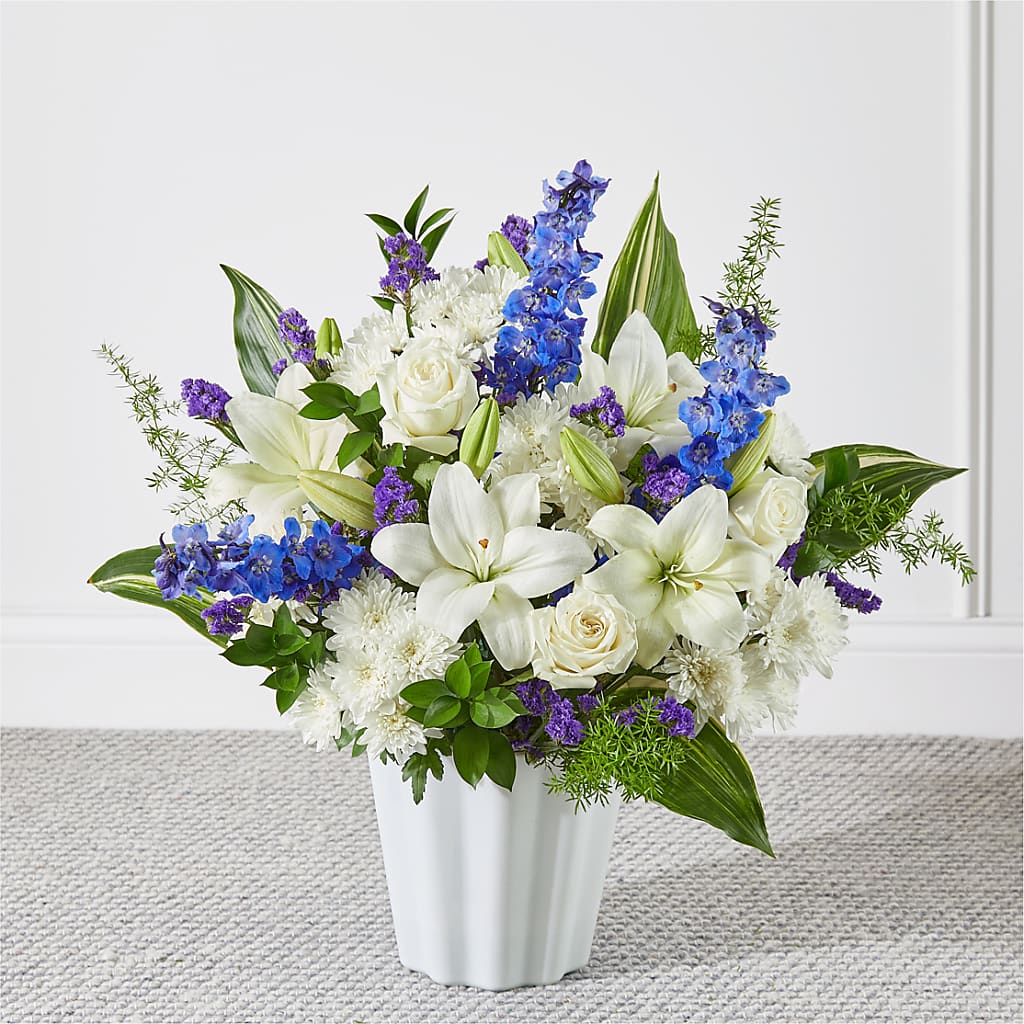 Take Comfort Floor Basket – Flowers On Fourteenth, Washington DC