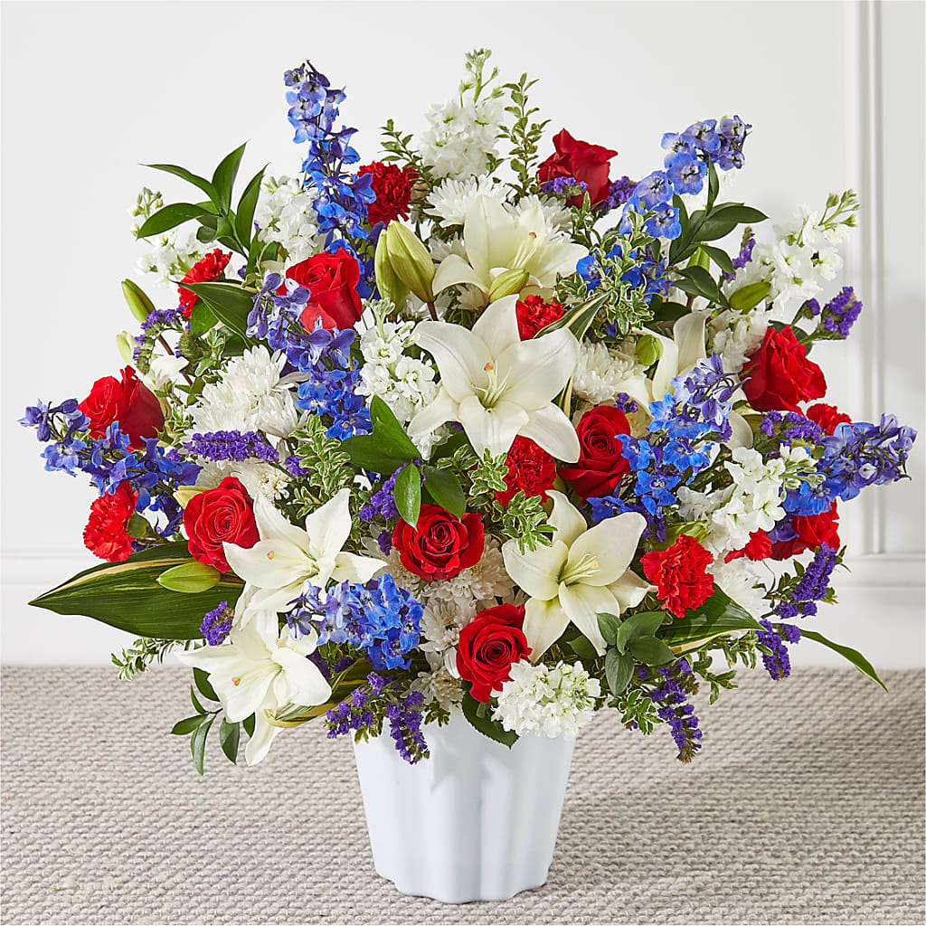 Consoled Floor Basket – Flowers On Fourteenth, Washington DC