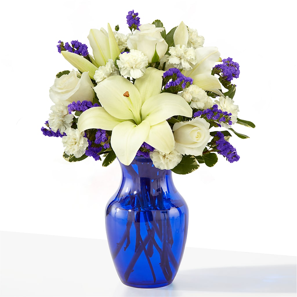 Sapphire Rush Bouquet – Flowers On Fourteenth, Washington DC
