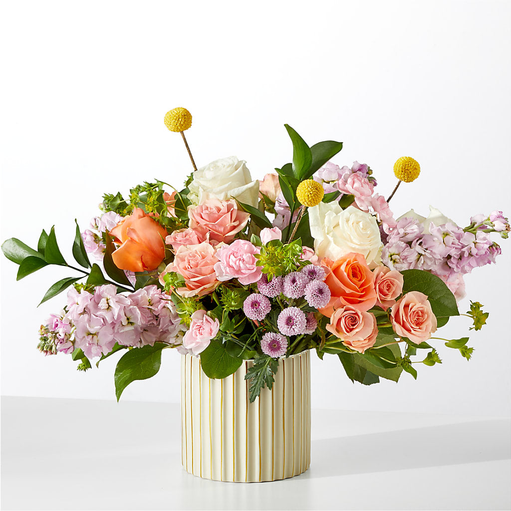 French Market Bouquet with Ivory Vase – Flowers On Fourteenth, Washington DC