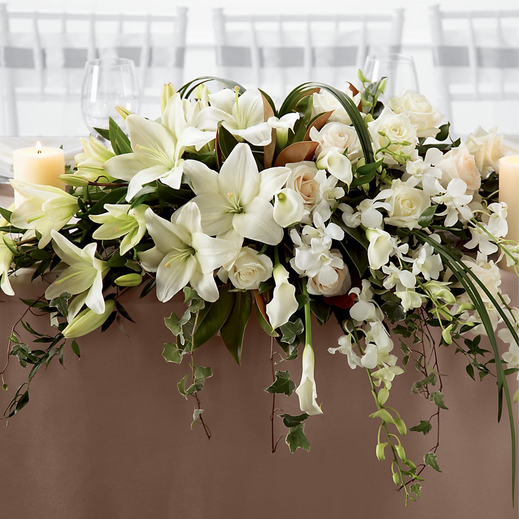 White Linen Arrangement – Flowers On Fourteenth, Washington DC