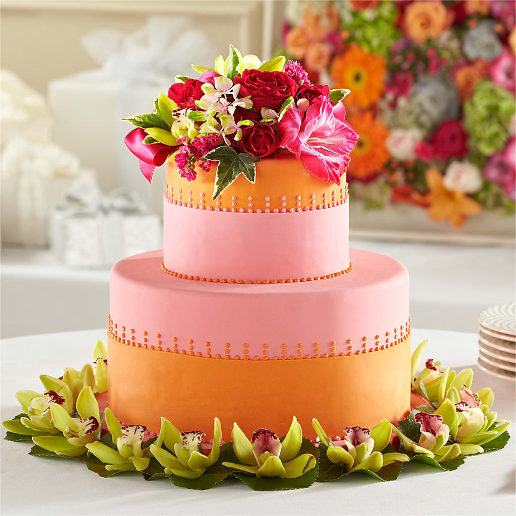Sweet Citrus Cake Decor – Flowers On Fourteenth, Washington DC