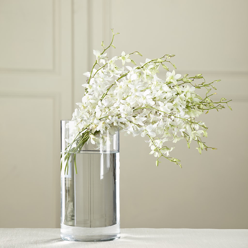 White Dendrobium Bouquet – Flowers On Fourteenth, Washington DC