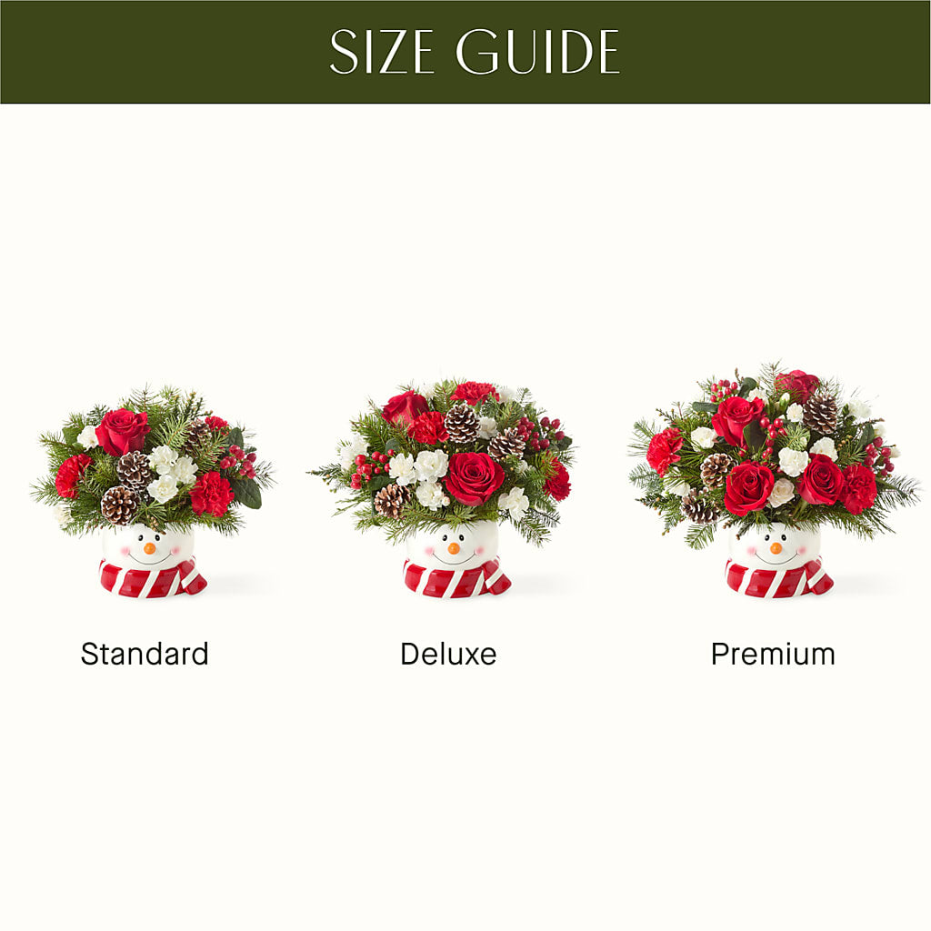 Jolly Snowman Bouquet –  Flowers On Fourteenth, Washington DC