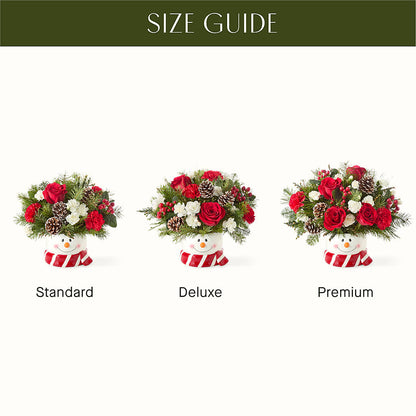 Jolly Snowman Bouquet –  Flowers On Fourteenth, Washington DC