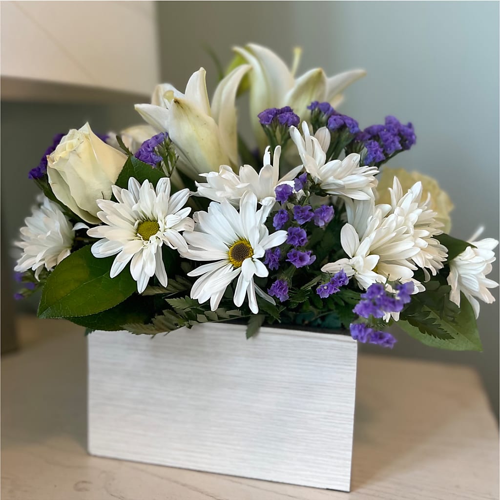 Beyond Blue Box Bouquet –  Flowers On Fourteenth, Washington DC