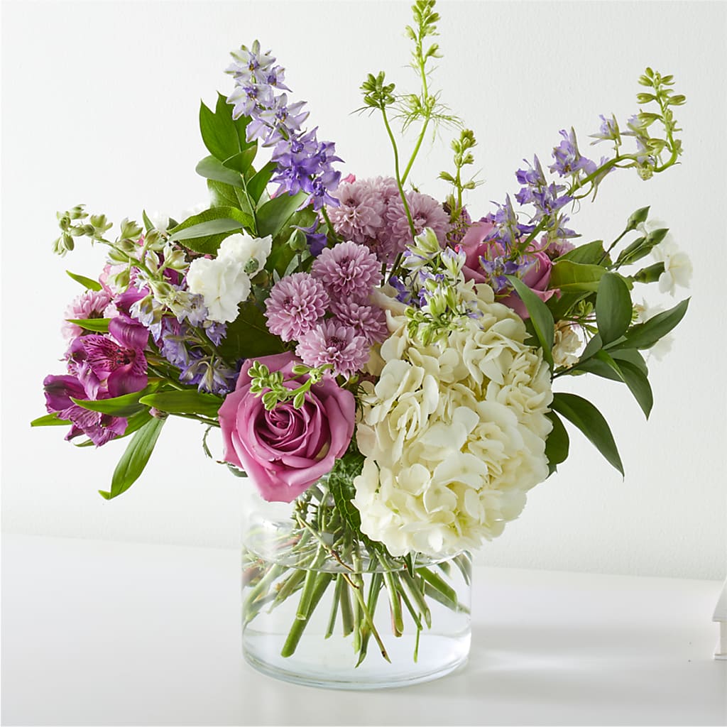 lavender and white flower bouquet Violet Caress Bouquet – lavender, purple, white flower arrangement | Washington, DC