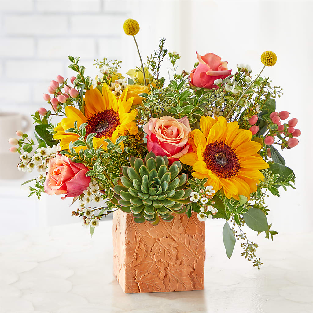 Sunflower Season Bouquet –  Flowers On Fourteenth, Washington DC