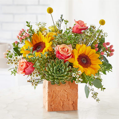 Sunflower Season Bouquet –  Flowers On Fourteenth, Washington DC