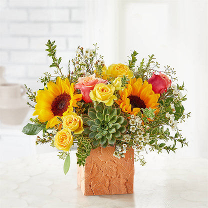 Sunflower Season Bouquet –  Flowers On Fourteenth, Washington DC
