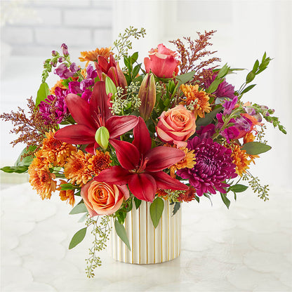 Burgundy Landscape Bouquet –  Flowers On Fourteenth, Washington DC