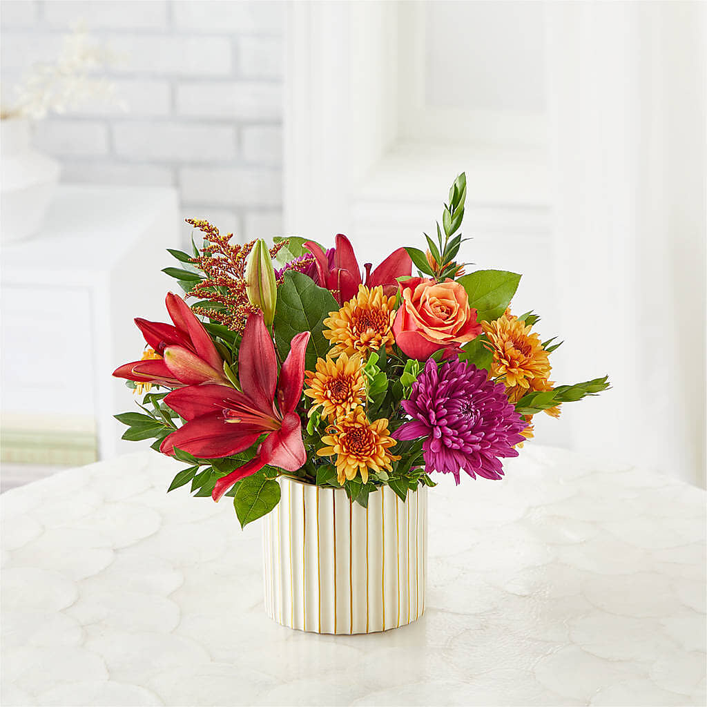 Burgundy Landscape Bouquet –  Flowers On Fourteenth, Washington DC