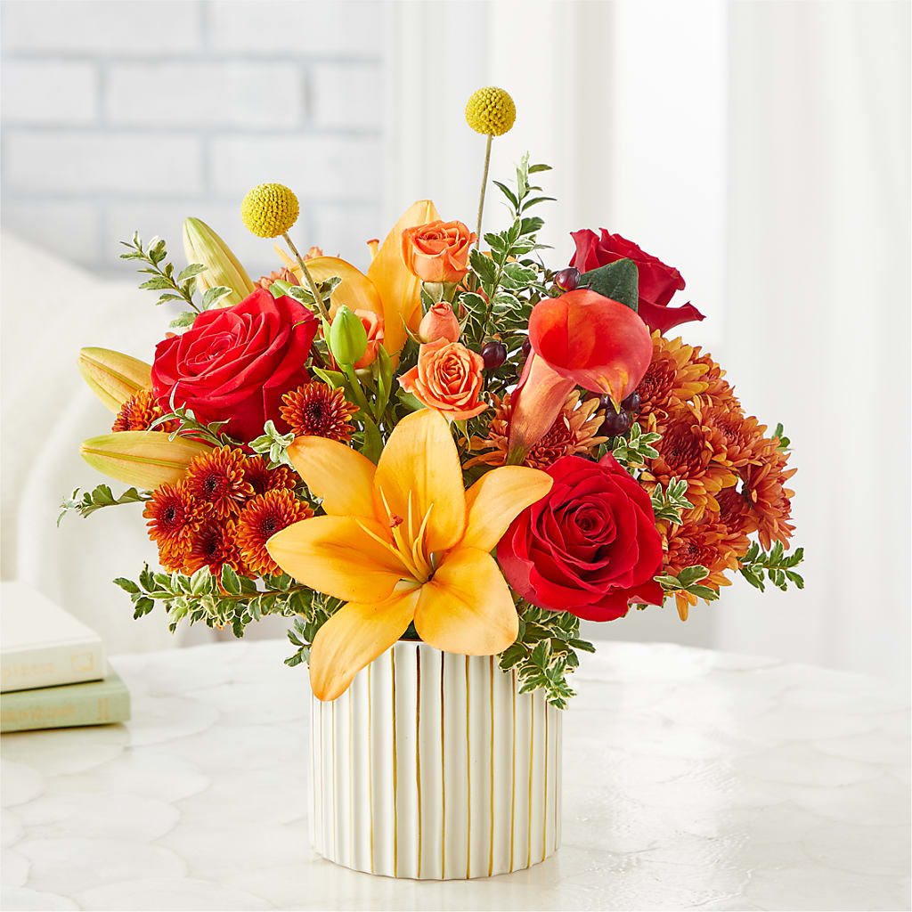 Scarlet Skies Bouquet –  Flowers On Fourteenth, Washington DC