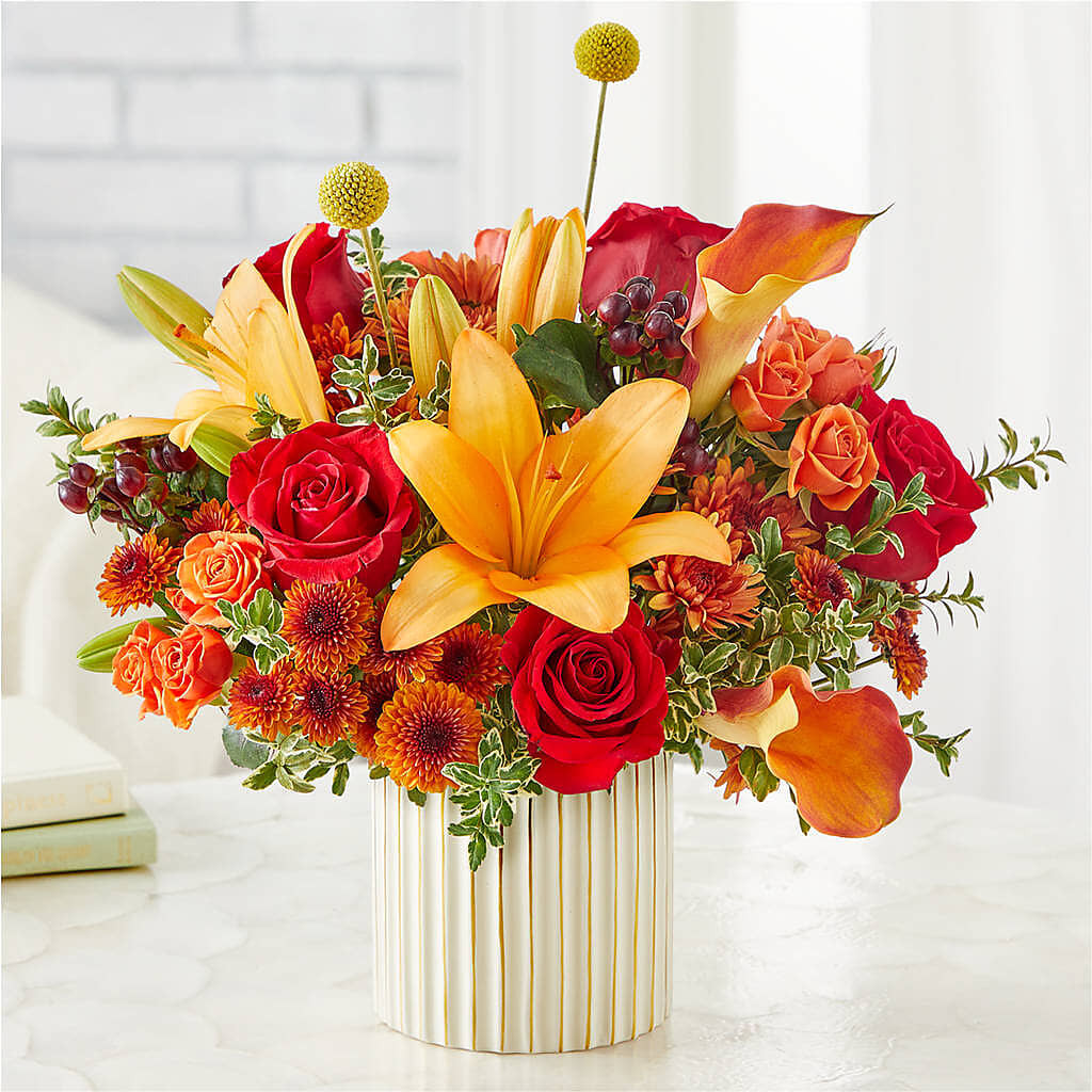 Scarlet Skies Bouquet –  Flowers On Fourteenth, Washington DC