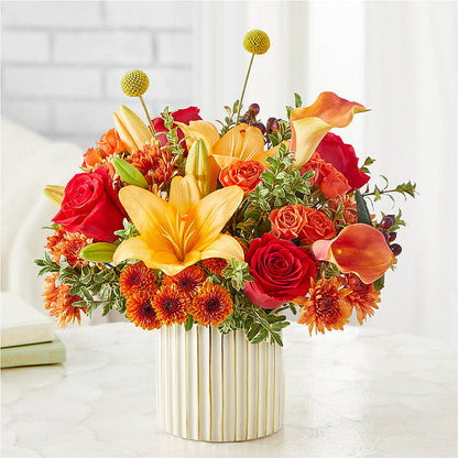 Scarlet Skies Bouquet –  Flowers On Fourteenth, Washington DC