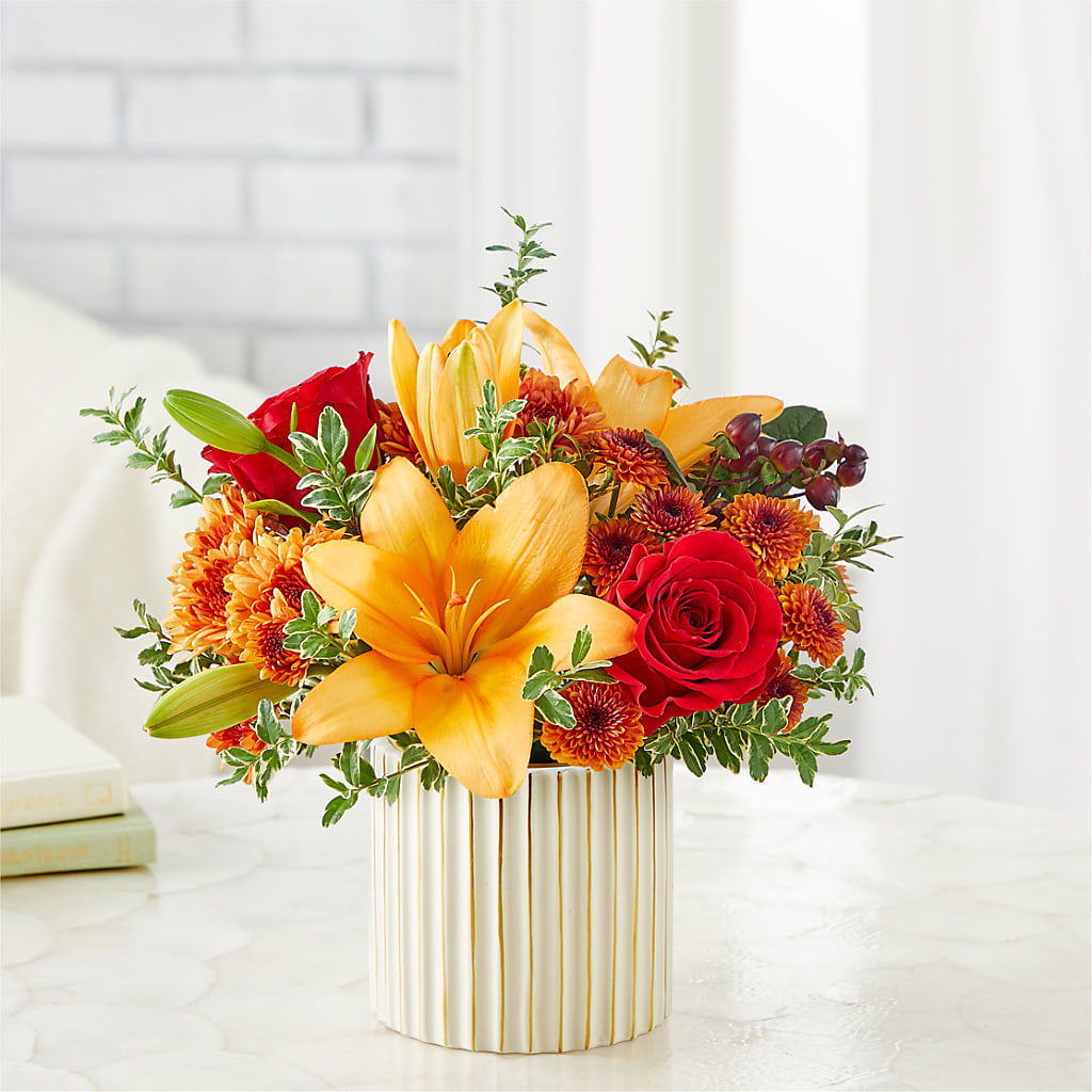 Scarlet Skies Bouquet –  Flowers On Fourteenth, Washington DC