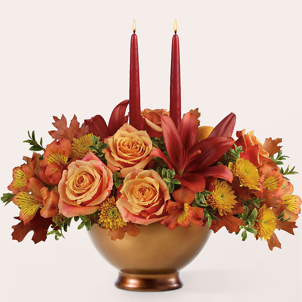 Harvest Table Centerpiece –  Flowers On Fourteenth, Washington DC