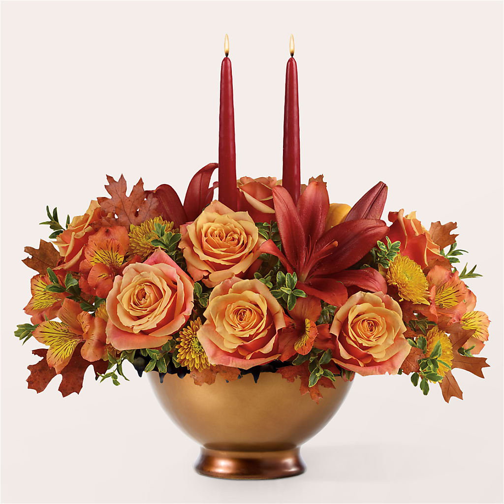 Harvest Table Centerpiece –  Flowers On Fourteenth, Washington DC