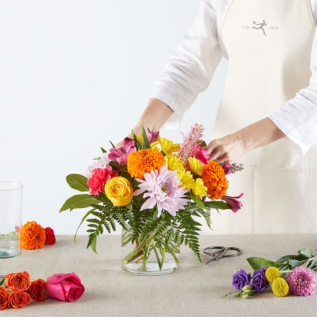 Feast of Color – A Florist Original –  Flowers On Fourteenth, Washington DC