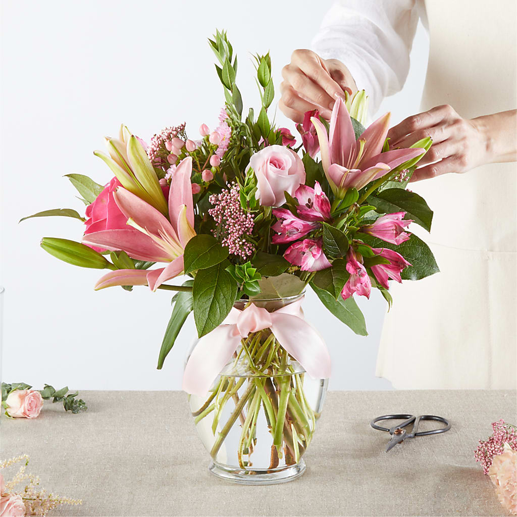 Pink Ribbon - A Florist Original –  Flowers On Fourteenth, Washington DC